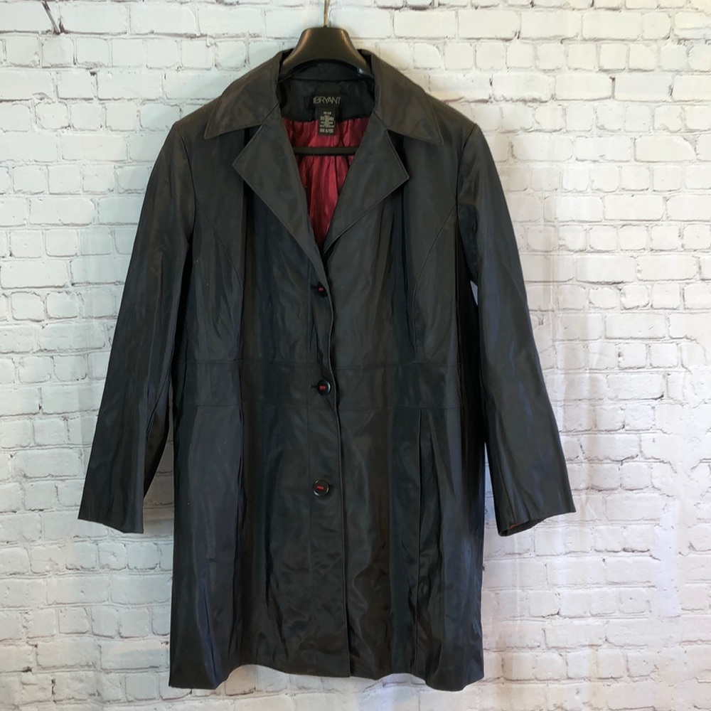 Lane Bryant Black Raincoat Buttons up Size 18/20